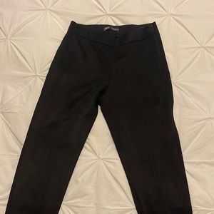 Zara black sleek straight pants. Never worn.